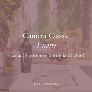 Cena in agriturismo con vista sulle colline del Chianti